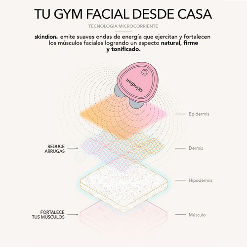 Dispositivo de Lifting Facial Skindion Rosa